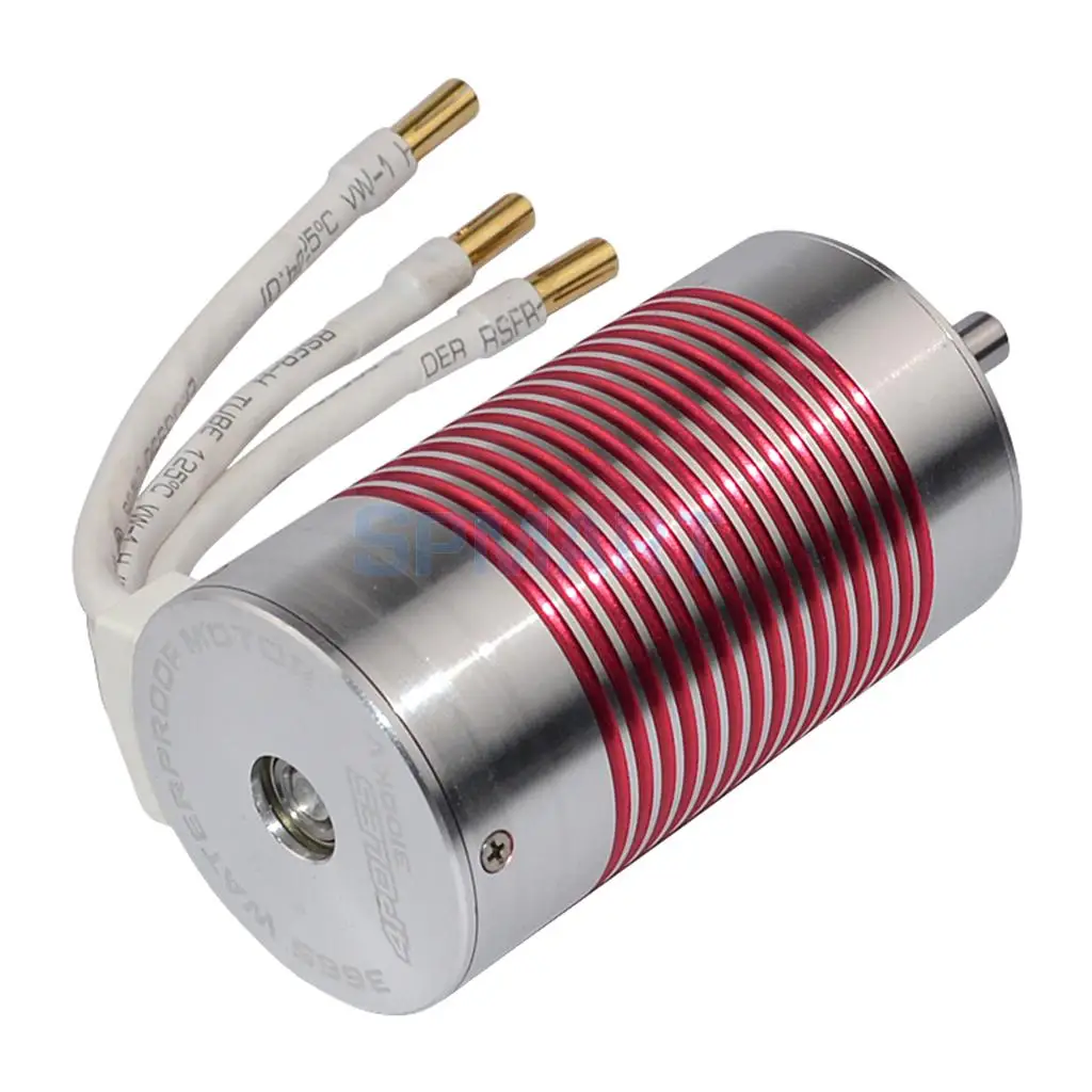 

3665 2600KV 4P Waterproof Brushless Motor 5mm for 1/10 1/8 Racing Car Parts