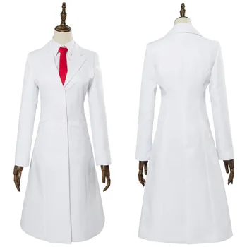 

Steins;Gate 0 Makise Kurisu Cosplay Costume Adult Women Men Full Sets Uniform Halloween Carnival Costume Custom Made Any Size
