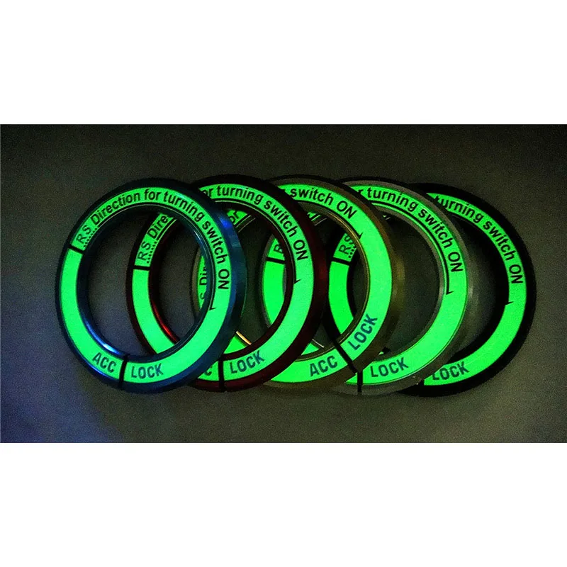 

Lsrtw2017 Aluminum Alloy Car Start End Button Luminous Circle for Great Wall Haval H6 H2 H2s Coupe 2011-2020 2011 2012 2013 2014