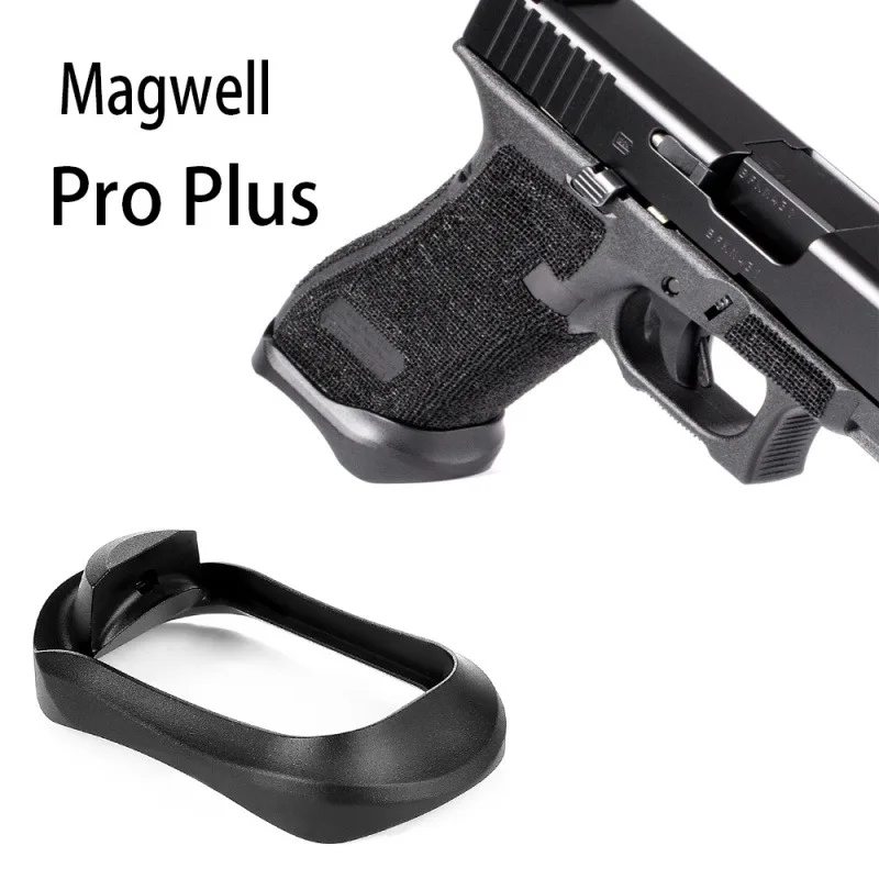 Алюминиевый станок с ЧПУ Glock Grip Adater Magwell алюминиевый Mag-well Glock для 17 22 24 31 34 35 37 Gen 1-4 подставка