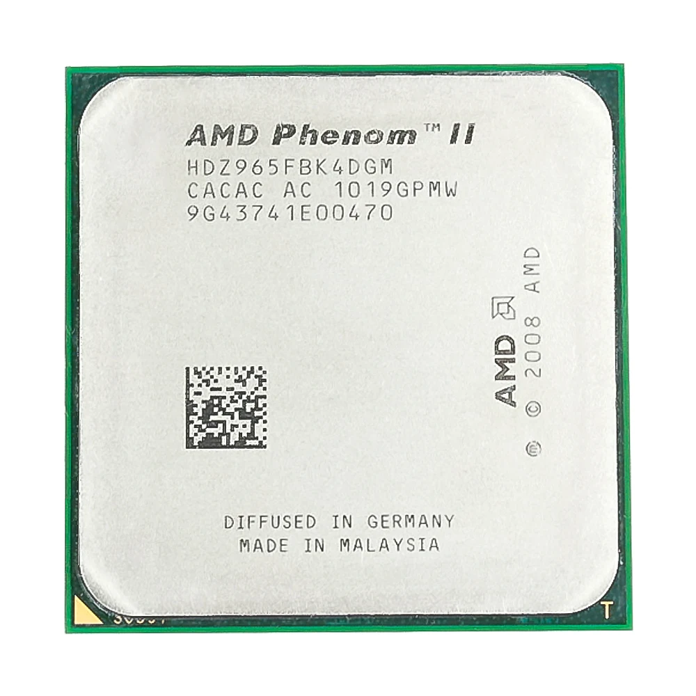 Процессор AMD Phenom II X4 965 3 4 ГГц 6 Мб L3 кэш разъем четырехъядерный AM3|Процессоры| |