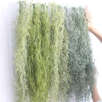 

HINDJEF New Artificial grass vine wall hanging plant rattan for home garden decor party wedding deocration greenery fake grass