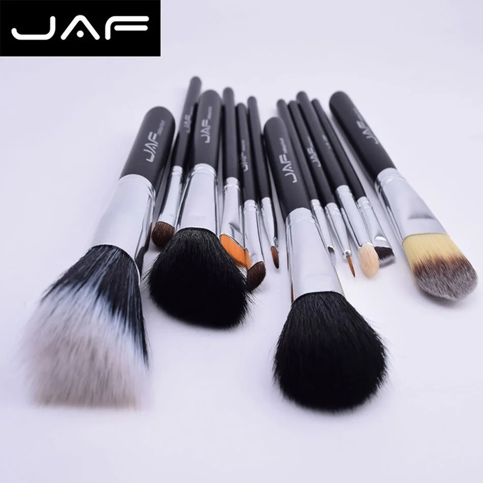 JAF 12 шт высокого качества макияж кисти набор косметическая пудра основа румяна