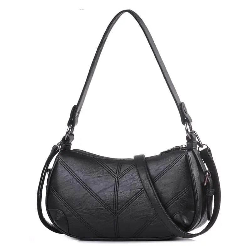 

2019 New Style Middle aged Mom bag Single Shoulder Large Capacity Crossbody Bags high quality shoulder bag Hot Sale PU
