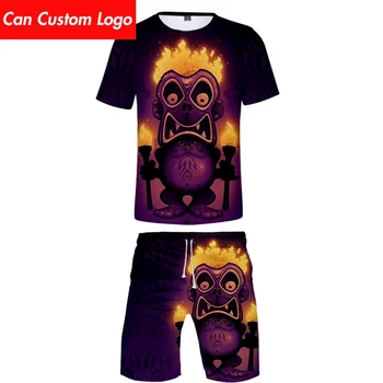 

2019 Extra-Terrestrial two piece set tshirt and shorts Harajuku men Extra-Terrestrial t shirt streetwear harajuku Short Sleeve