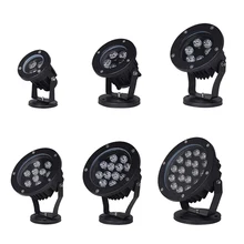 IP66 уличный светодиодный светильник для газона 3 Вт 9 Вт 24 Вт светодиодный фонарь для ландшафтного сада AC85-265V 24 В водонепроницаемый свет для освещения сада дорожка прожекторы