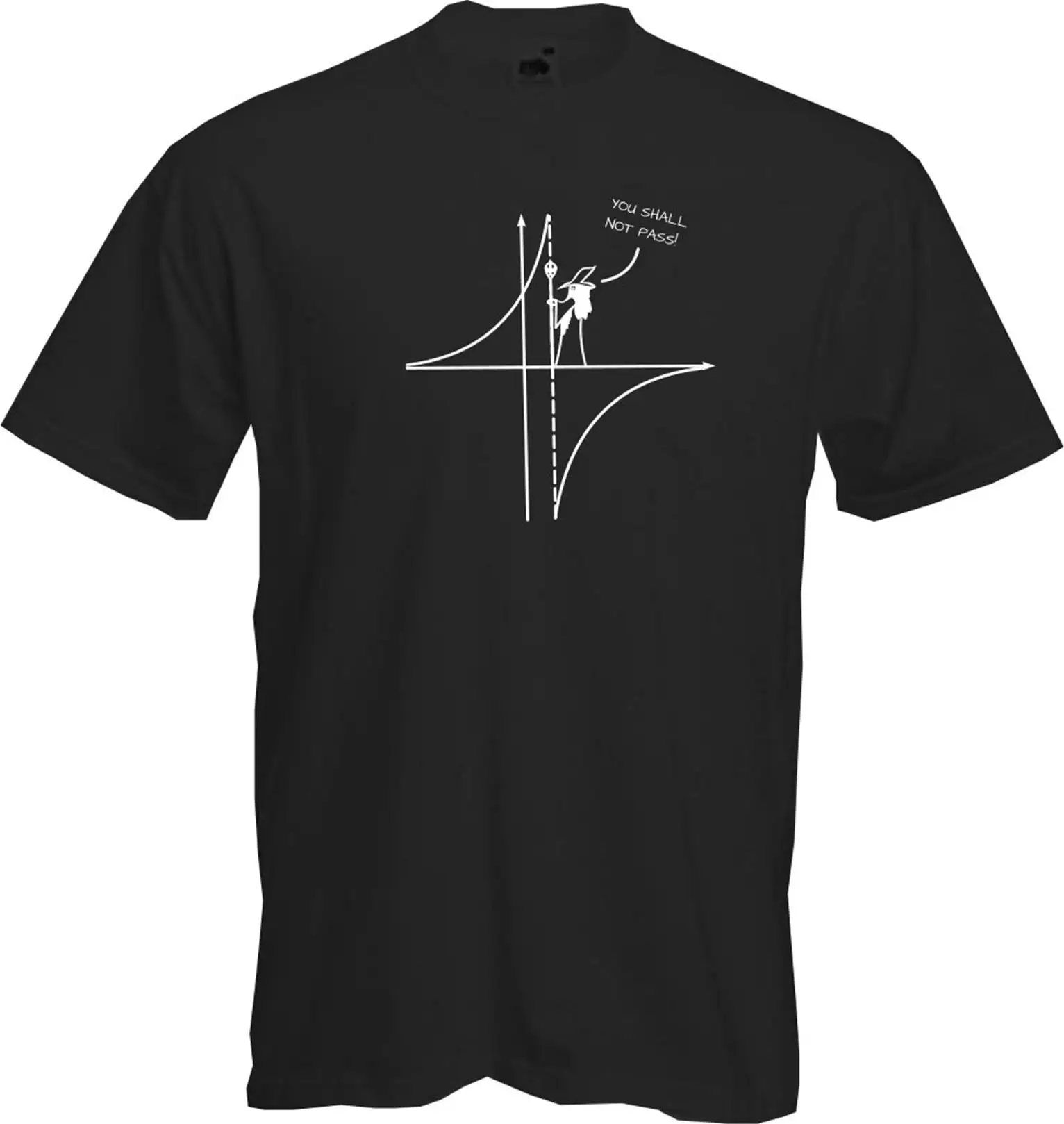 

Camisetas Slim Fit Tops & Tees Maths Geek - You Shall Not Pass - T Shirt, University, School Teacherslim Fit T-Shirt