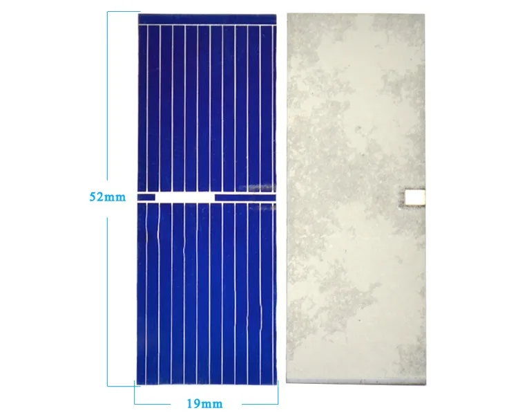SUNYIMA 100 шт 52*19 мм солнечные панели Painel поликристаллического кремния солнечные батареи для Сделай Сам зарядка эксперимента тестирование