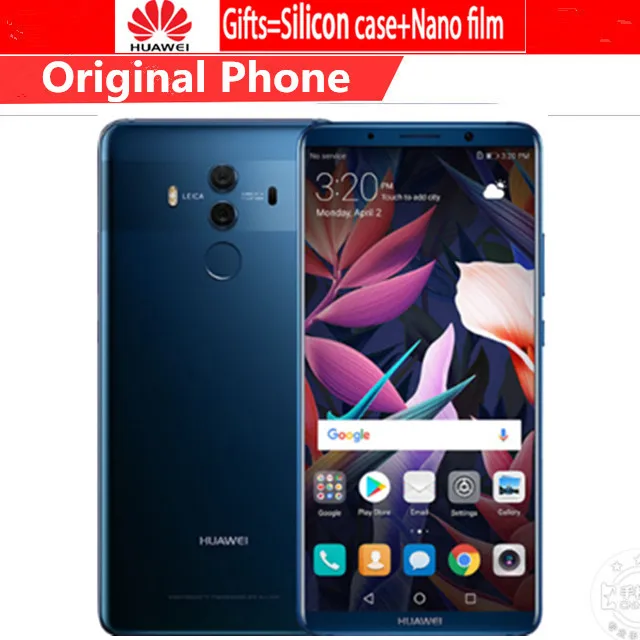 Международная версия HuaWei Mate 10 ALP L29 мобильный телефон Kirin 970 Android 8 0 5 9 &quot2560X1440 4 Гб