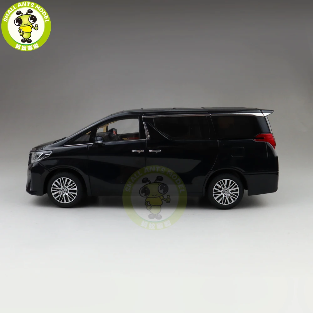 1/18 ALPHARD MPV литая под давлением Модель автомобиля игрушки дети мальчик девочка Подарочная коллекция черный