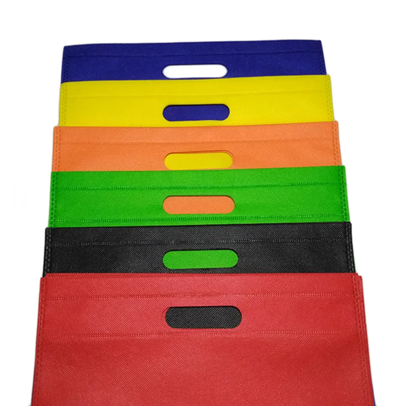 New Reusable Shopping Bag Non-Woven Fabric Bags Folding Shopping Bag For promotionGiftshoesChrismas Grocery Bags Shop Custom (9)