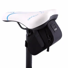 2016 B-SOUL Waterproof Mountain Road Bicycle Tail Bag Saddle Bag Bike Pouch Cycling Seat Bag Black free shipping b soul ya130 bike bicycle oxford quick release saddle seat tail bag w reflective strips black