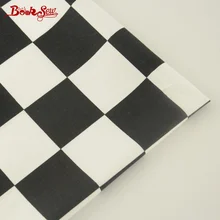 Booksew 2017 хлопок саржа Ткань Черный квадрат Шаблоны Геометрия
