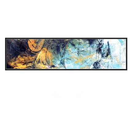 Картина маслом на холсте Печать современная абстрактная настенная художественная картина HD европейский домашний Декор Гостиная Спальня декоративная живопись - Цвет: Цвет: желтый