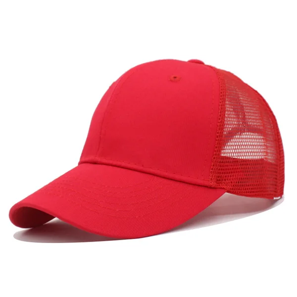 AETRUE, модная бейсбольная кепка для мужчин и женщин, сетчатые бейсболки, шапки с вышивкой для мужчин, Gorras, мужская повседневная летняя кепка для папы, бейсболка - Цвет: red solid