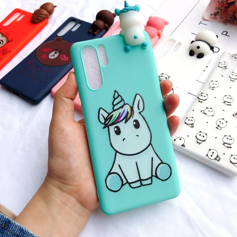 P30 Pro Чехол для Etui huawei P30 Pro Чехол 3D Kawaii панда Единорог силиконовый чехол для Funda huawei P30 Lite P30Pro чехол для телефона - Цвет: 5