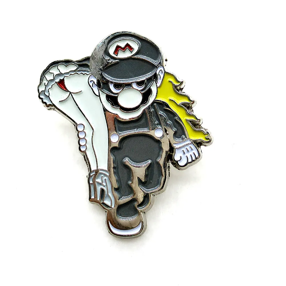 

OEM Cartoon Mario Soft enamel Lapel pin
