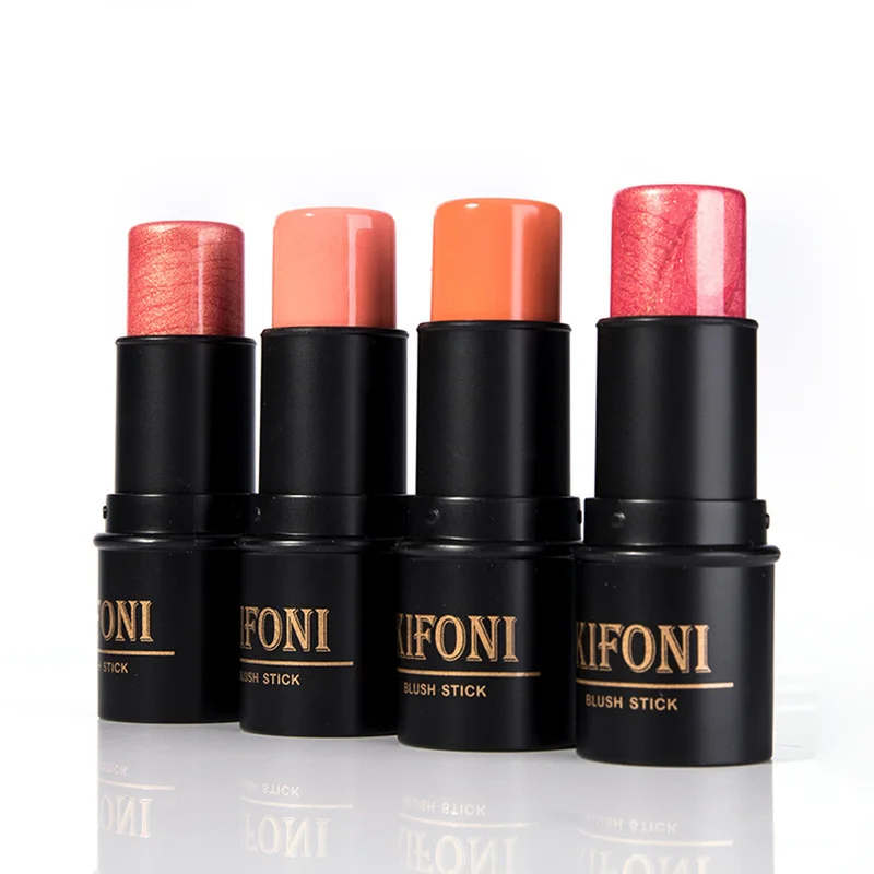 

Cheek Blush Cosmetics Illuminate Make Up Face Makeup Shimmer Blush Stick Waterproof Highlighter Bronzer Contour Cream TSLM1