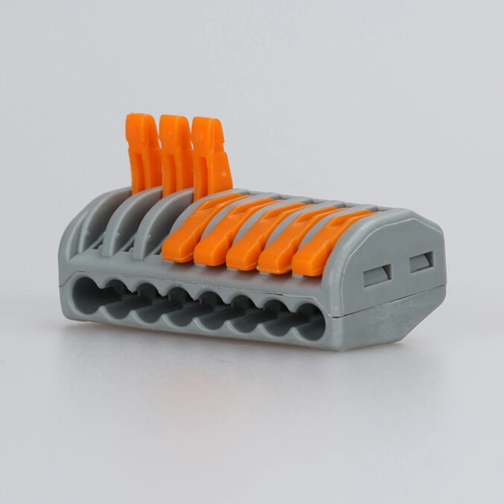 Wago 773-328. Клемма монтажная компактная 2-проводная, stekker. Клеммы 8 контактов. 5-2. Ваго 6мм2 зажим.