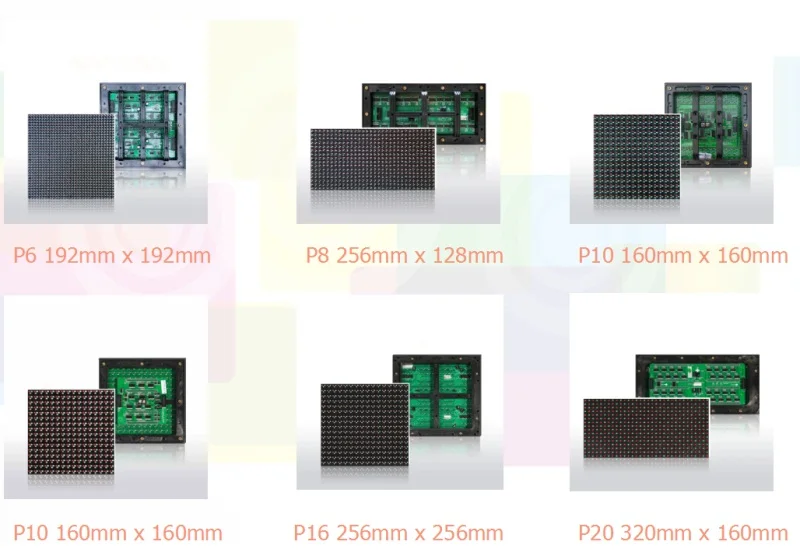 Открытый p10 SMD3535 полный Цвет светодиодный дисплей (320*160 мм) 32*16 пиксели RGB 3in1 Открытый полный Цвет