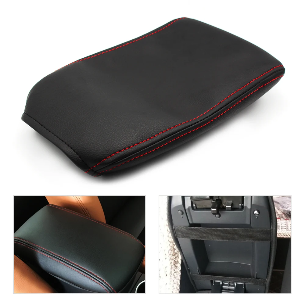 

for Audi A4 2009 2010 2011 2012 2013 2014 2015 2016 Center Console Armrest Box Cover microfiber leather Protection Pad