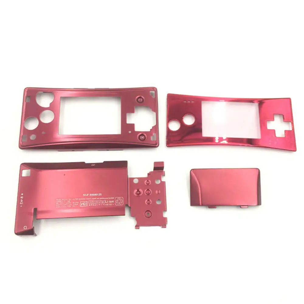 

Aluminum Replacement Front Faceplate Cover Shell Case Set for NS Game Boy Micro GBM Micro mobile gamepad controller shell case
