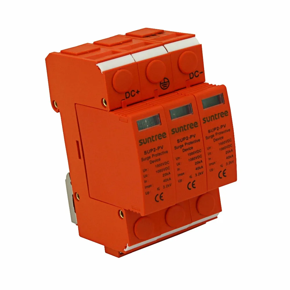 SSPD Защита от перенапряжения DC 1000V 20KA/3P стабилизатор напряжения для PV системы II