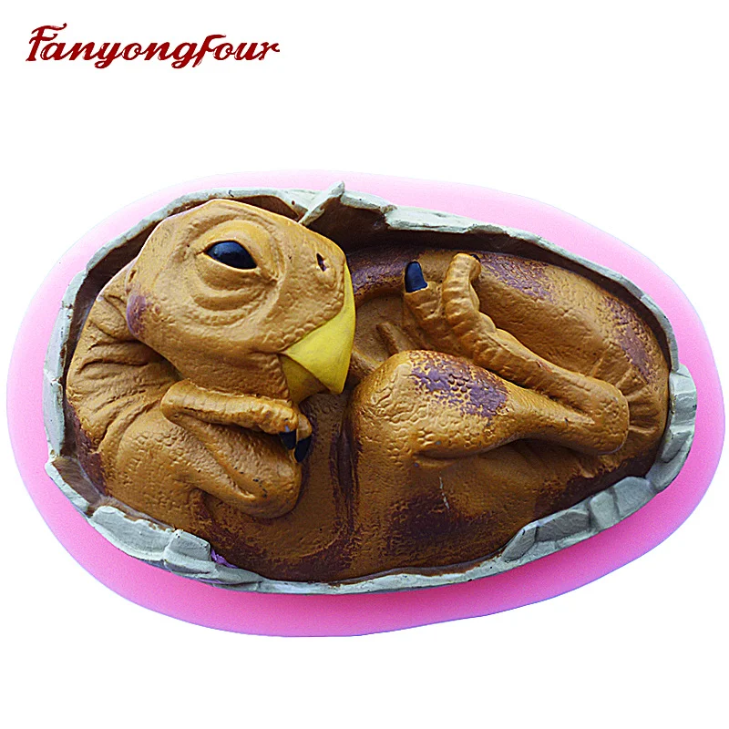 3D Dinosaur Cake Mold Silicone Mold Chocolate Gypsum Candle Soap Candy