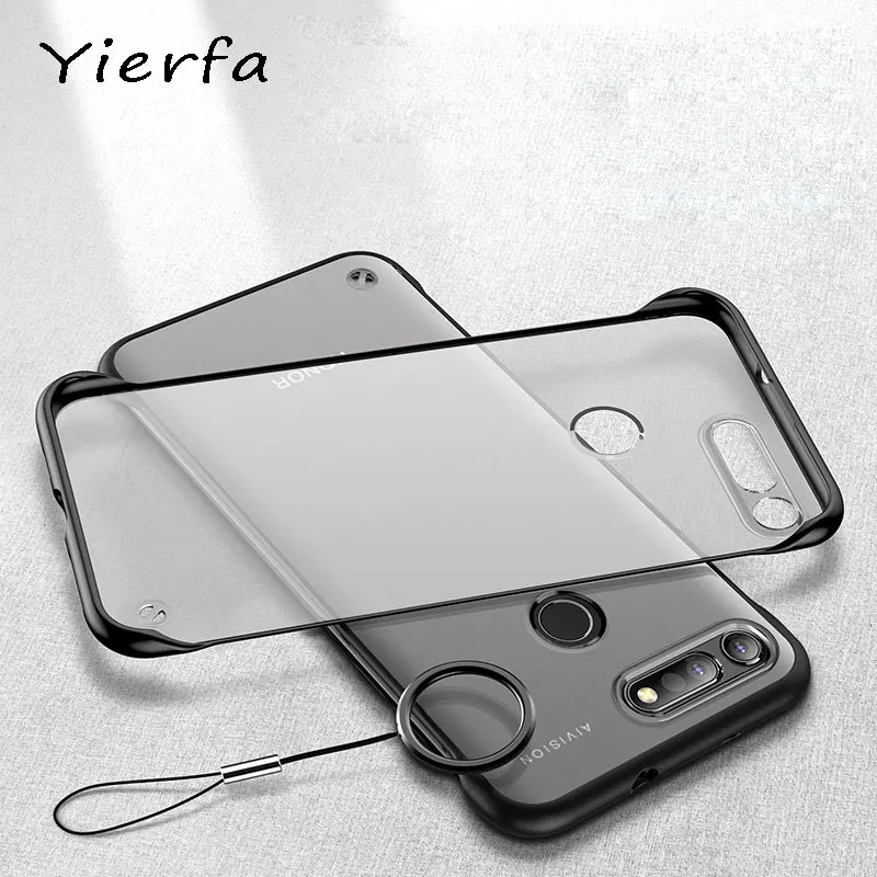 

Honor V20 Case Frameless Matte Transparent Cover For Honor View 20 Case Silicone Protective Bumper For Huawei Honor V20 Pro Case