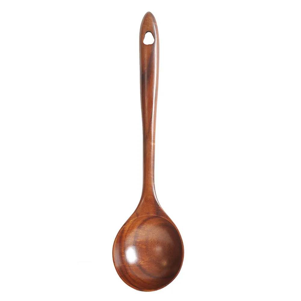 Деревянная ложка, Бамбуковая кухонная утварь, инструмент для супа, чайная ложка, ложка для питания, Многофункциональные кухонные принадлежности, совок для кофе
