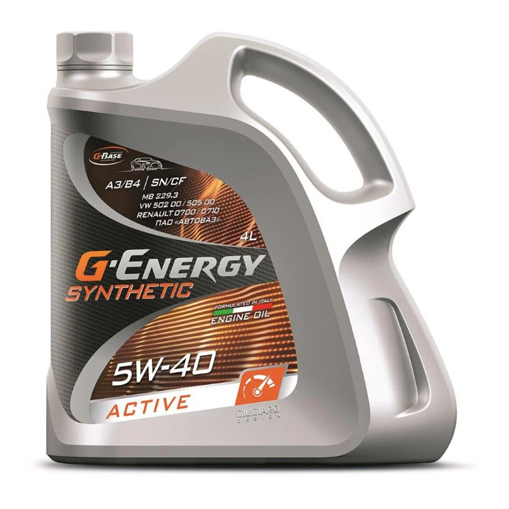 Масло моторное G-Energy Synthetic Active 5W-40 4 литра