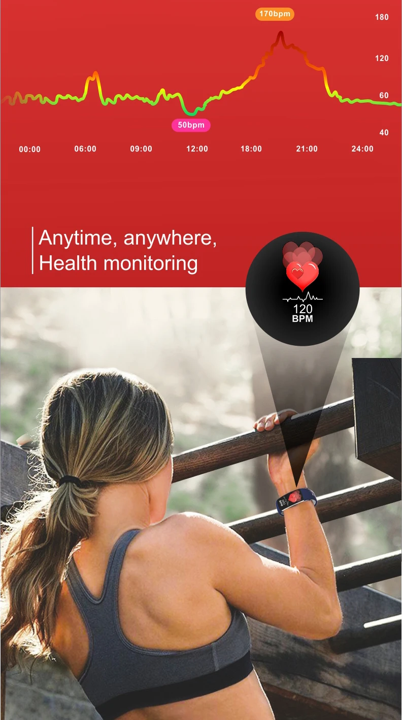 Q6S Смарт часы кровяное давление монитор сердечного ритма Спорт фитнес трекер Браслет Сенсорный экран напульсники