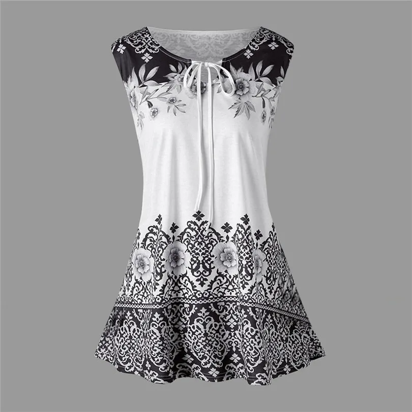 

KWAN_Women vogue Vest Fashion tankini plus Size casual 3D Printed Tank Tops Sleeveless Keyhole T-Shirt tankini women 2019 2#