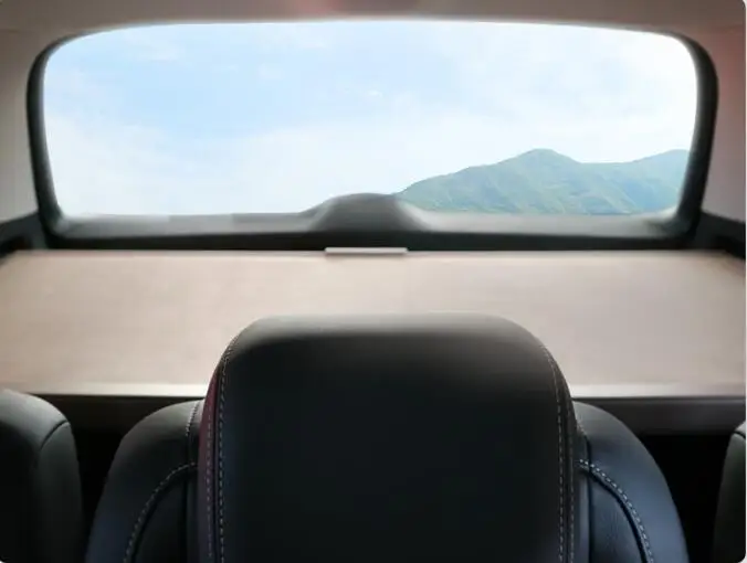 Высококачественный Автомобильный задний багажник Грузовой Чехол защитный экран тени подходит для Volvo XC90 Clssico 2003-(черный, бежевый