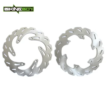 

BIKINGBOY Front Rear Brake Discs Rotors Disks DRZ 400 E 00-10 DR-Z 400 S 00-12 RM 125 250 RMX250 89-98 RMX 250 S 92-99 97 96 95