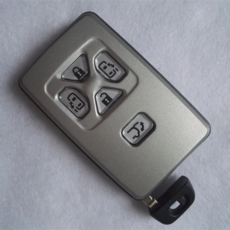 DAKATU Сменный Чехол смарт-пульт дистанционного управления брелок 5 кнопок для Toyota Previa Alphard Prius с смарт-ключом