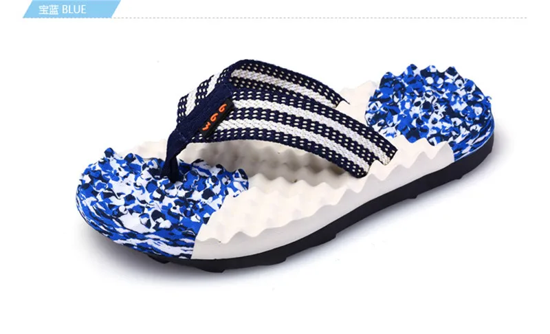 2017 Summer Cool Slippers Man Leisure Massage Flip-Flops Beach Shoes Antiskid Slippers Soft Plush Indoor Couple Home Slipper (9)