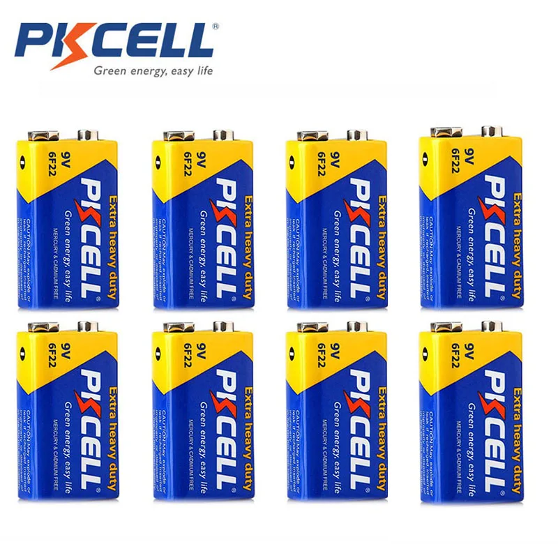 8 шт. взрывозащищенный аккумулятор 9 в f22 для детектора дыма|aaa 1.5v|battery 1.5vlr03 aaa battery |