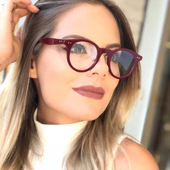 

Elegant Women Eyeglasses Brand Designer Oval Transparent Glasses Frame Women Optical Clear Glasses Eyeglasses Frames For Women