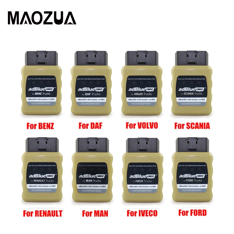 AdBlue эмулятор для Volvo Professional NOX эмуляция Adblue IVECO BENZ AdblueOBD2 вилка и привод OBD2