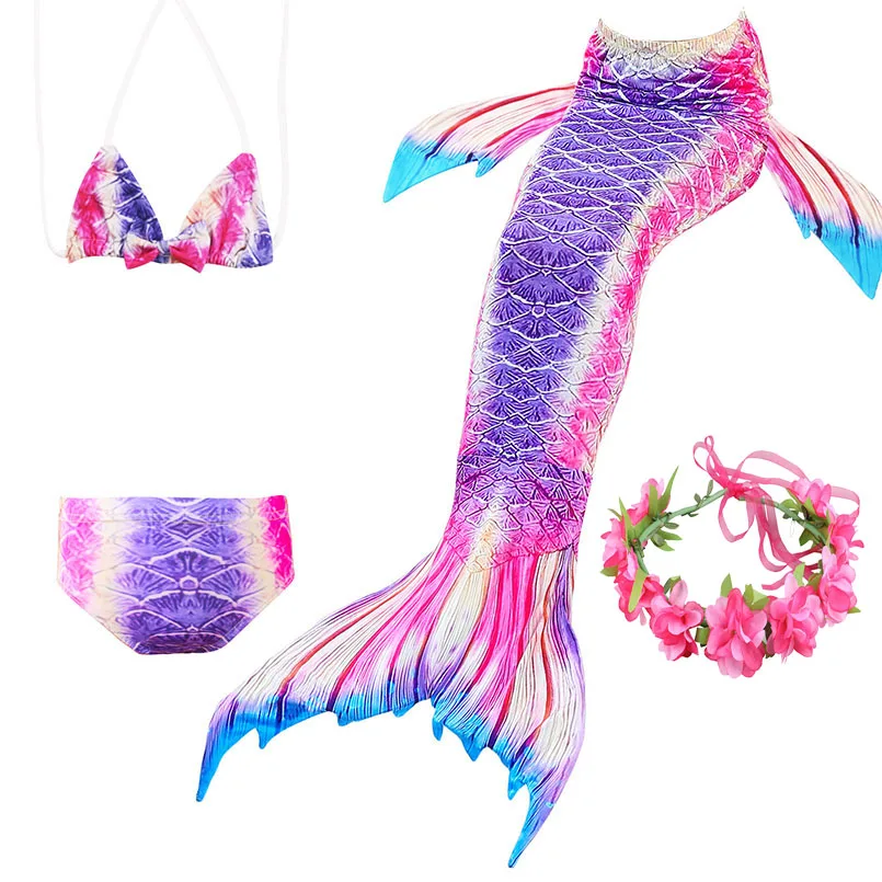 girls mermaid tail swimwear 6-5-1
