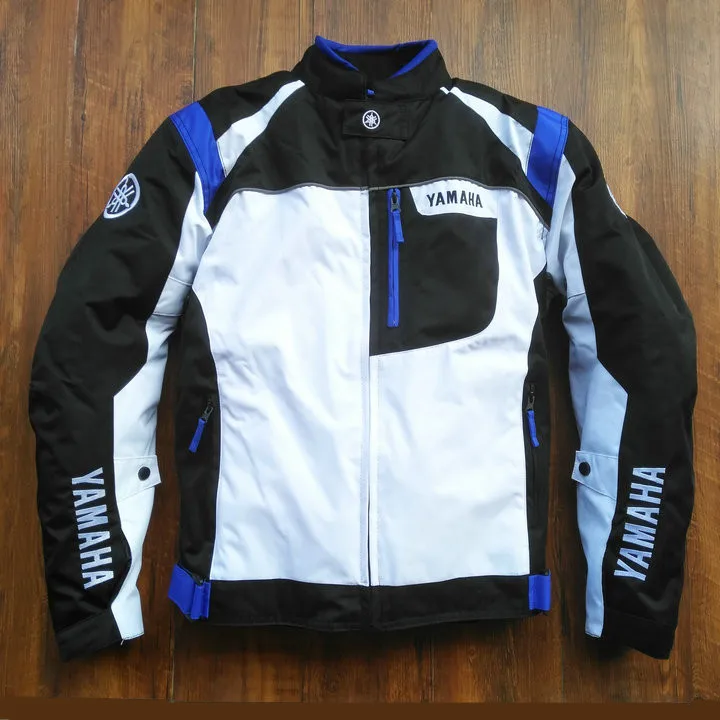

2019 Winter MotoGP Racing Jacket With Protector For YAMAHA M1 Team Motocross Motorcycle Clothing Windproof waterproof Jacket