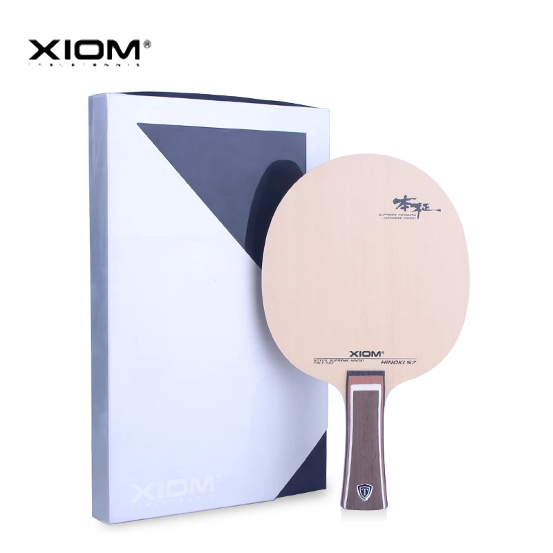 Оригинальная профессиональная ракетка Xiom Hinoki S7 для настольного тенниса
