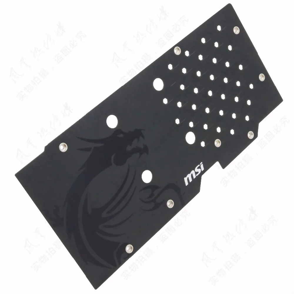 Новая Оригинальная задняя панель с крепежными винтами для карты MSI R9 380 Gaphics |