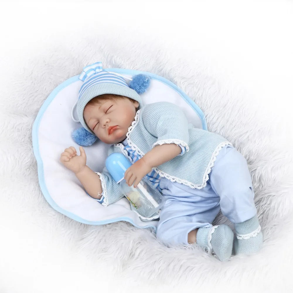 

NPKCOLLECTION 22inches 55CM silicone reborn doll Bonecas Baby Reborn realistic magnetic pacifier bebe doll reborn for girl Gift