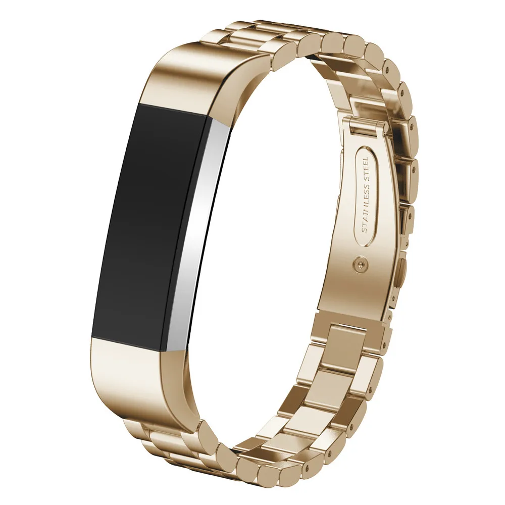 Лучшая цена! Нержавеющая сталь Часы наручные ремешок для Fitbit Alta Smart Высокое качество Прямая jul4