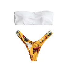 Сексуальный купальник женский купальник бикини с принтом женский купальный костюм пуш-ап Мягкий купальный купальник пляжная одежда