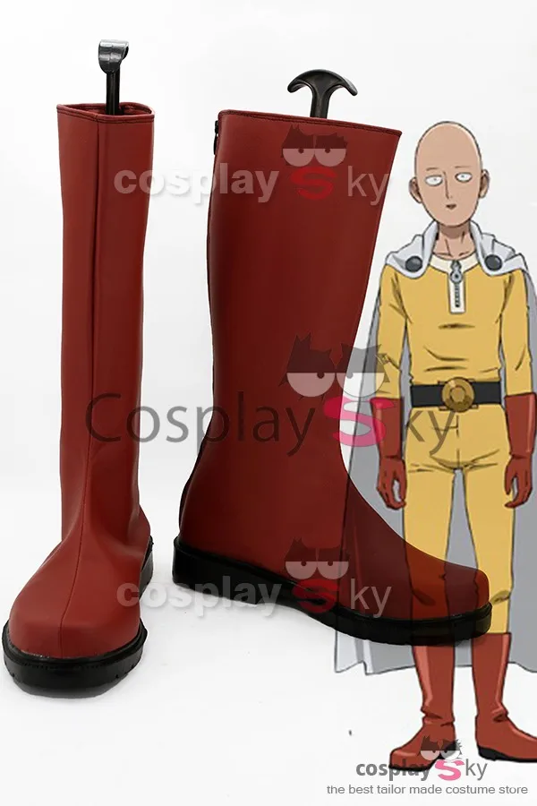 One-Punch Man Saitama Cosplay Shoes_4