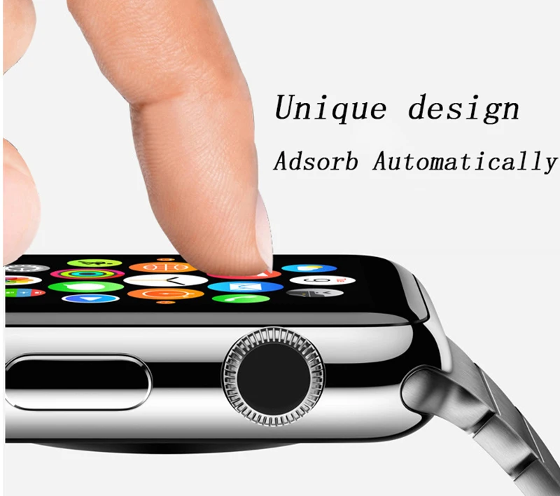 BUMVOR 3D изогнутые полное покрытие закаленное Стекло для Apple Watch 3 2 1 полный Экран Защитная крышка 38 мм 42 мм 9 H Стекло пленка для iWatch