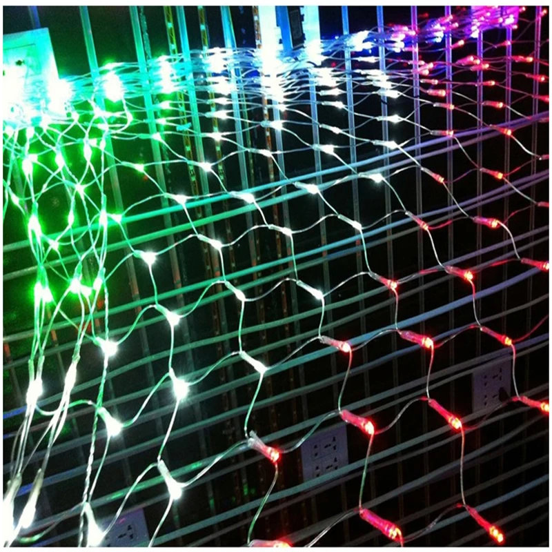 

3*2 m LED Curtain Net lights Holiday lighting New Year Christmas garland for Fairy wedding party lamps indoor outdoor luminarias